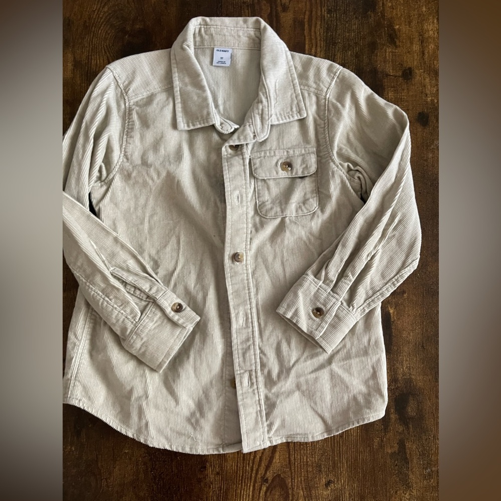 Corduroy button up